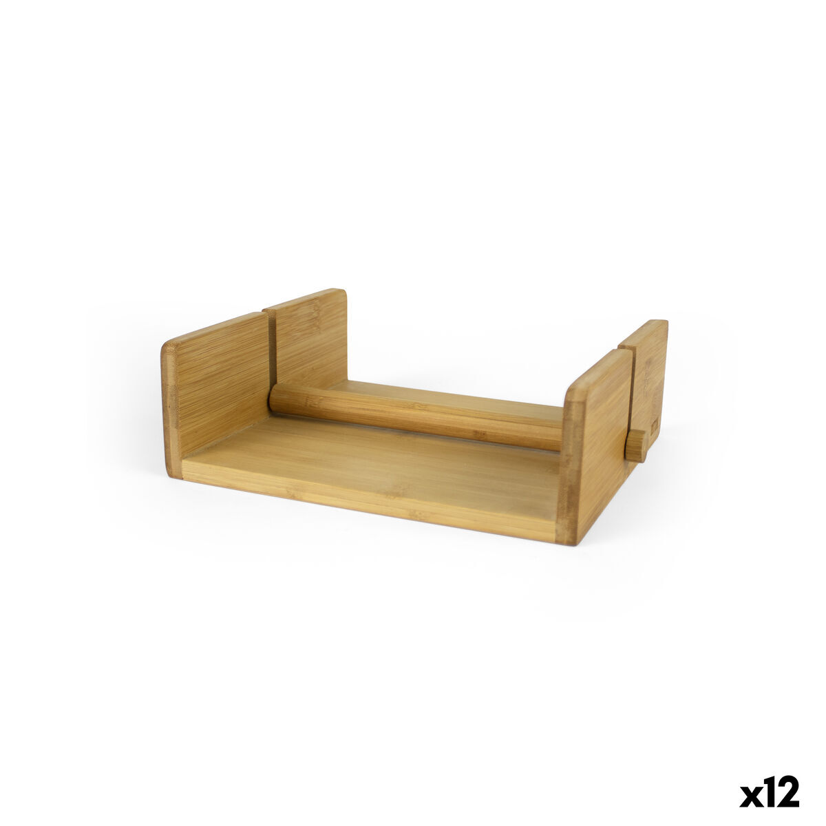 Porta-guardanapos Quttin Castanho Bambu 21,7 x 18,7 x 7 cm (12 Unidades)
