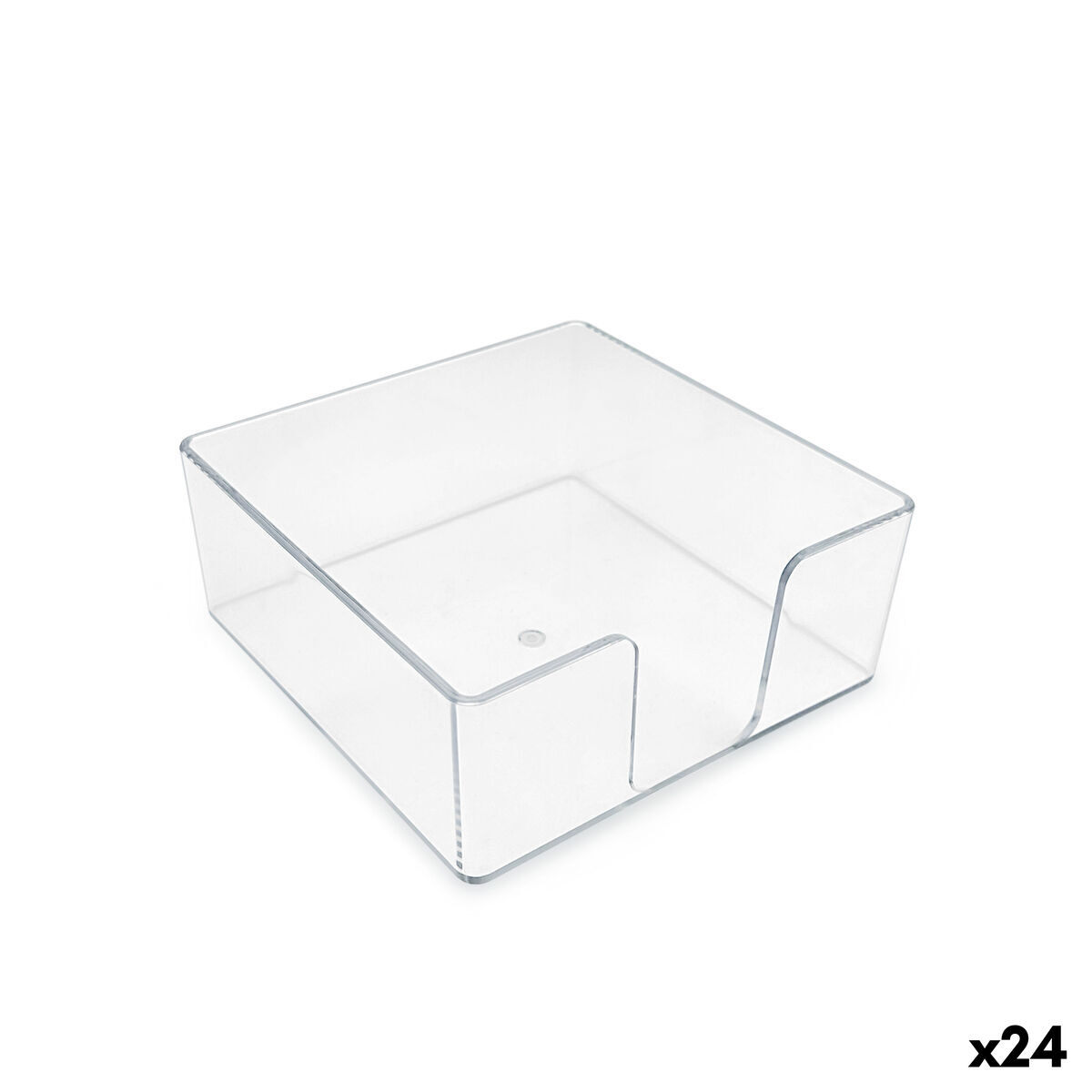 Porta-guardanapos My Bar COCKTAIL Transparente poliestireno 13,5 x 13,5 x 5,5 cm (24 Unidades)