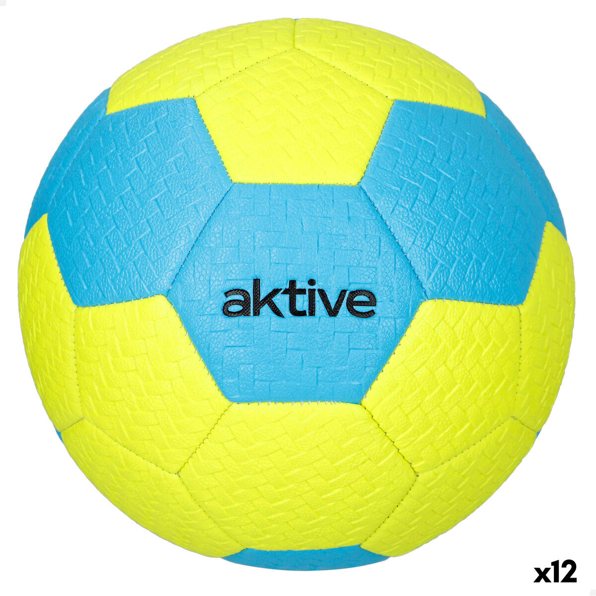 Bola de Futebol Aktive Tamanho 5 22 x 22 x 22 cm 12 Unidades