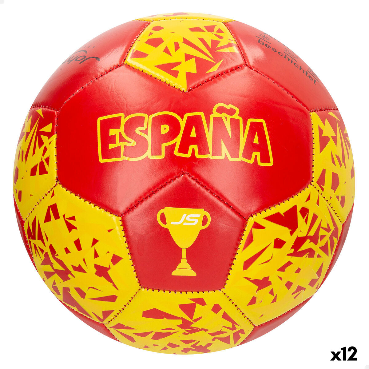 Bola de Futebol John Toys España Tamanho 5 22 x 22 x 22 cm 12 Unidades