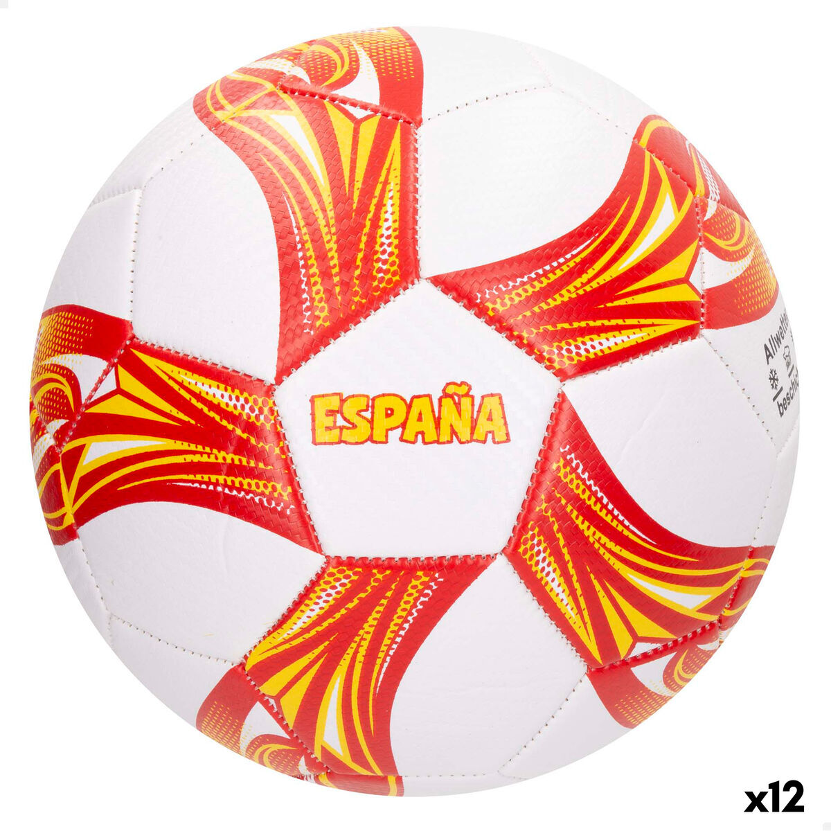 Bola de Futebol John Toys España Tamanho 5 22 x 22 x 22 cm 12 Unidades