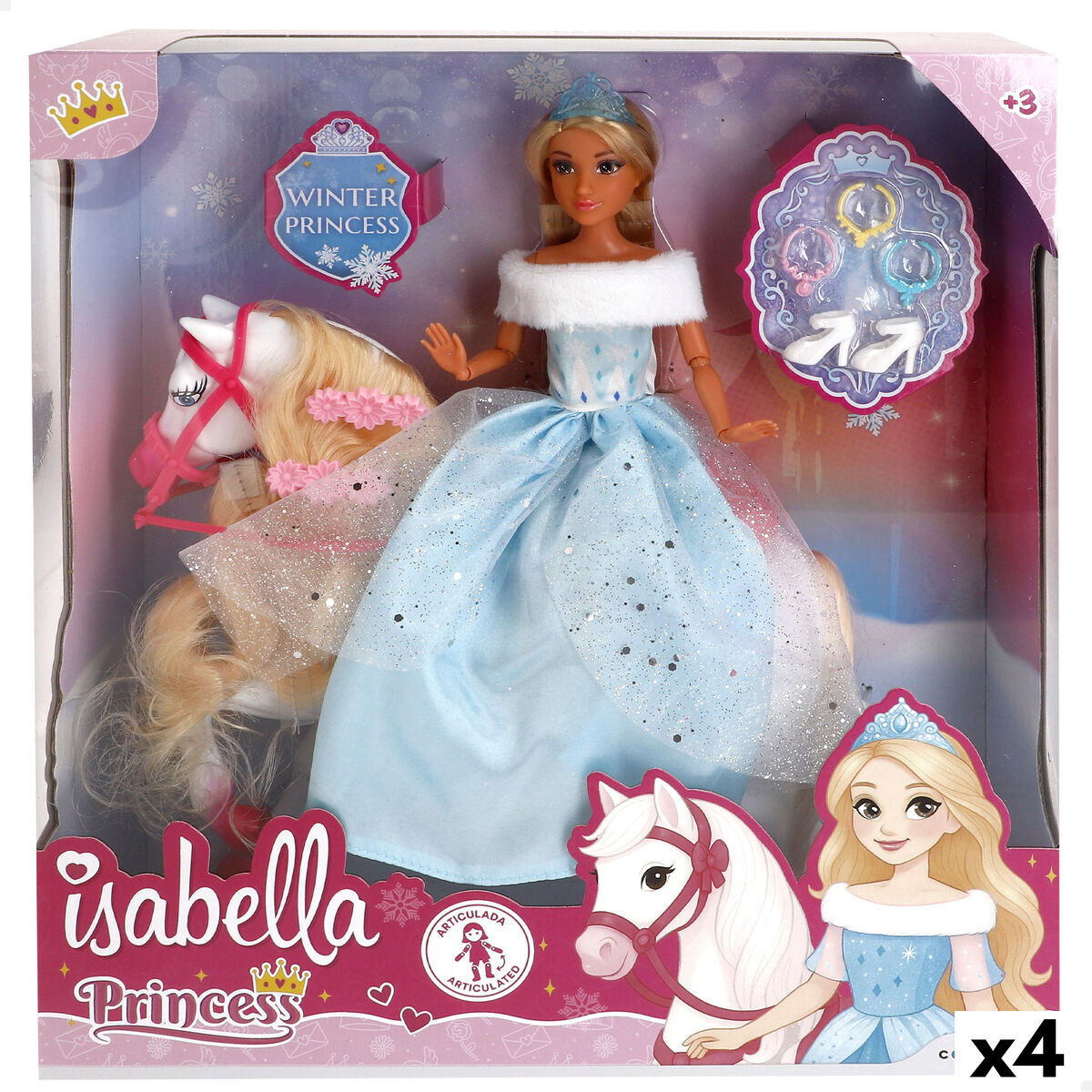 Boneca Colorbaby Isabella 30 x 24 x 7 cm (4 Unidades)
