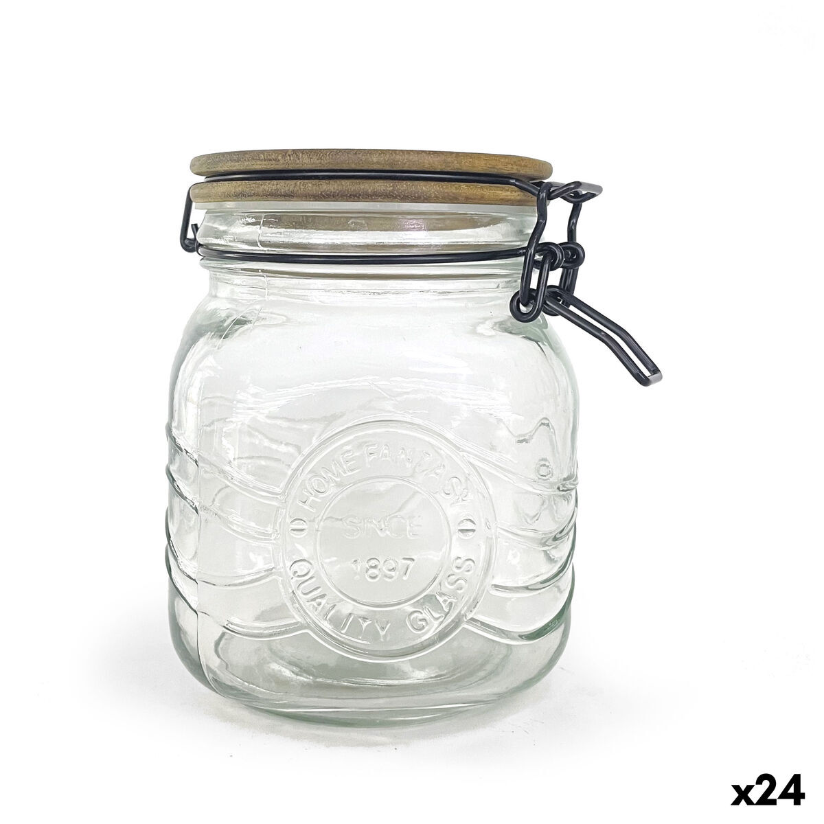 Frasco La Mediterránea Transparente 1 L (24 Unidades)