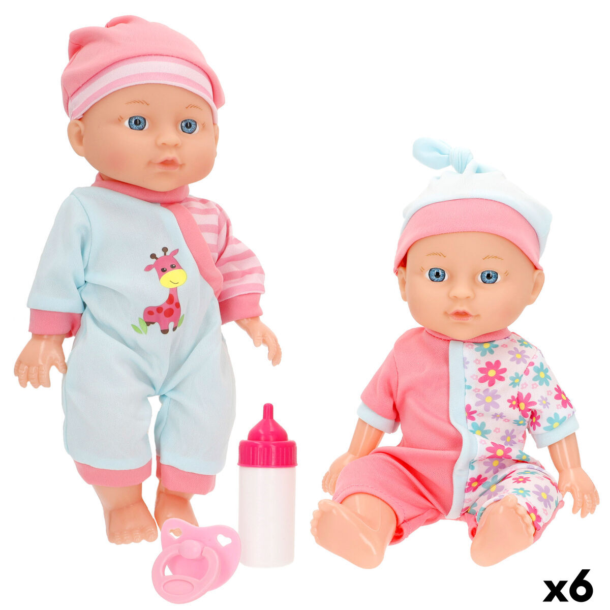 Nenuco com Acessórios Colorbaby 12 x 30 x 8 cm 6 Unidades