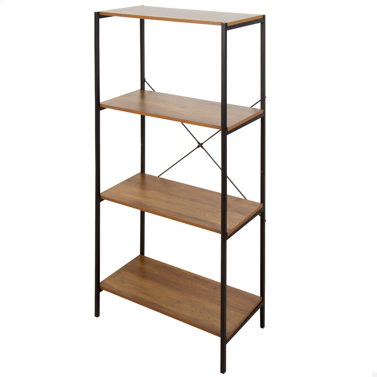 Estantes Max Home Ferro Madeira MDF 4 Prateleiras 60 X 120 X 30 CM