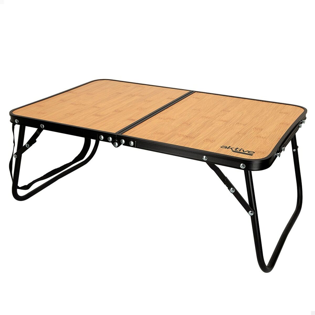 Mesa Dobrável Aktive Preto 60 x 25 x 40 cm