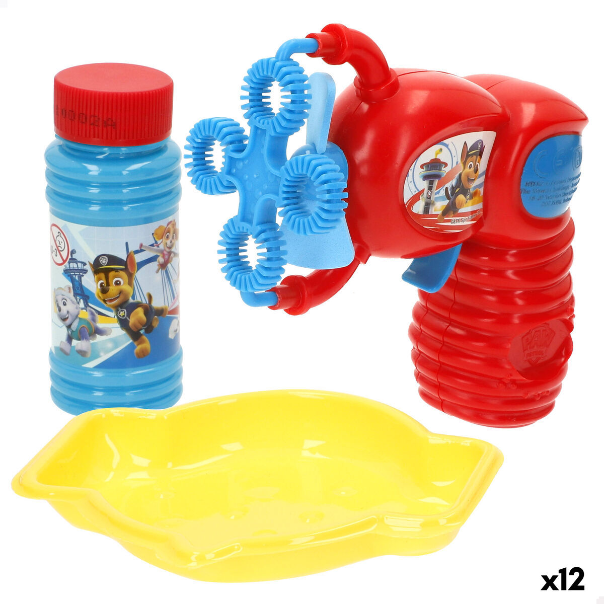 Jogo de Bolas de Sabão The Paw Patrol 50 ml 12 x 12 x 5 cm (12 Unidades)