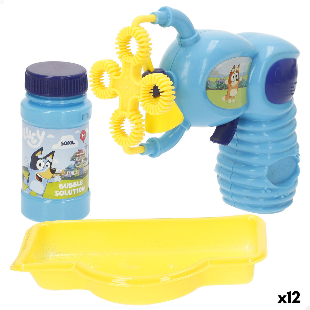 Jogo de Bolas de Sabão Bluey 50 ml 12 x 12 x 5 cm (12 Unidades)
