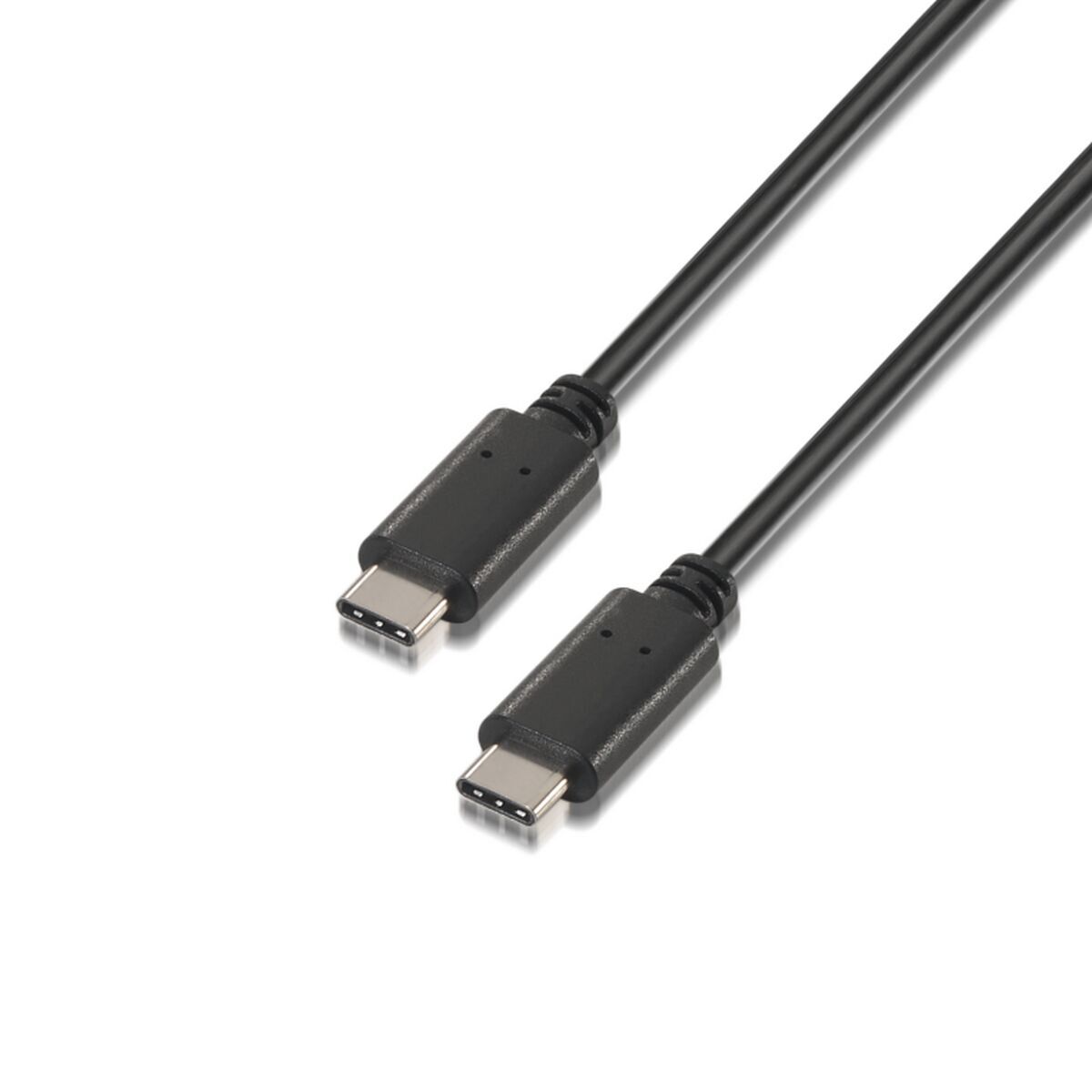 Cabo de dados/carregador com USB Aisens A107-0058 Preto 3 m