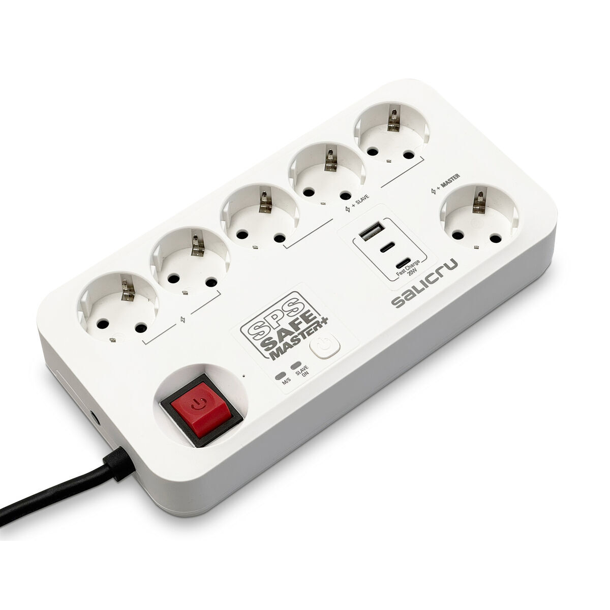 Sistema Interactivo de Fornecimento Ininterrupto de Energia Salicru 680DA000004 Branco (1,4 m)