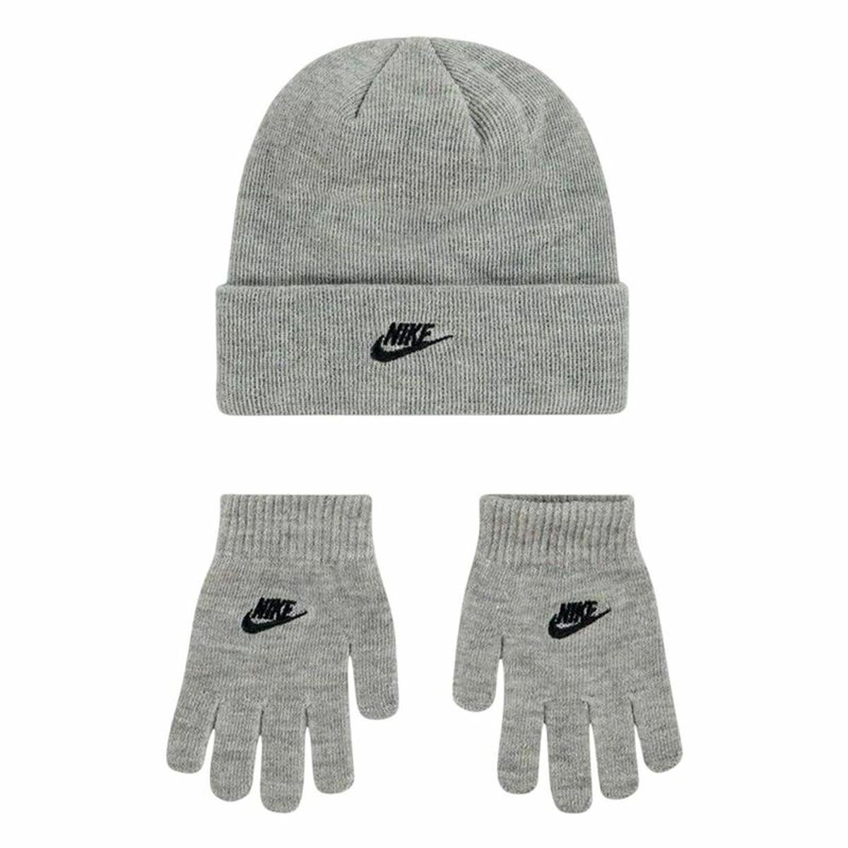 Gorro e Luvas Nike Club Cinzento