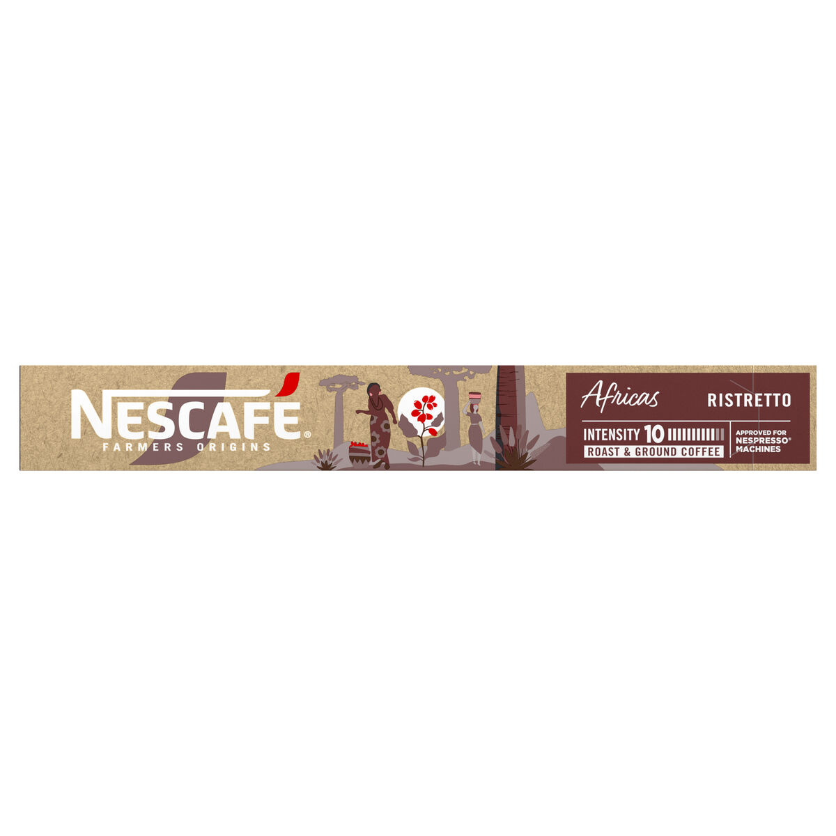 Cápsulas de café Nestlé AFRICAS 10 Peças (10 Unidades)