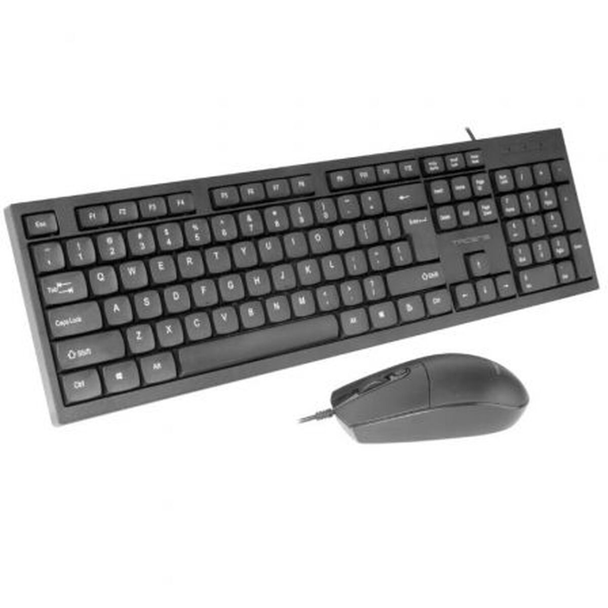 Teclado numérico Tacens ACP02ES Preto Qwerty espanhol