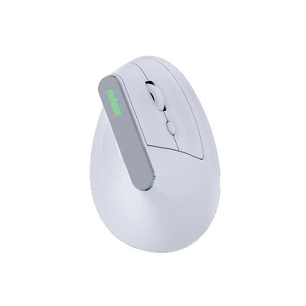 Rato Nilox Wir Vertical Rec. Silen 1600DPI Branco 1600 dpi