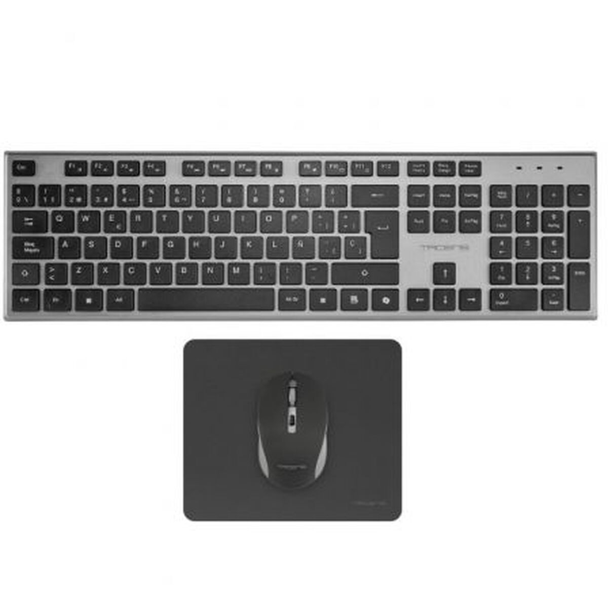 Rato Gaming Tacens 6ZENITHES Preto Cinzento Qwerty espanhol (3 Unidades)