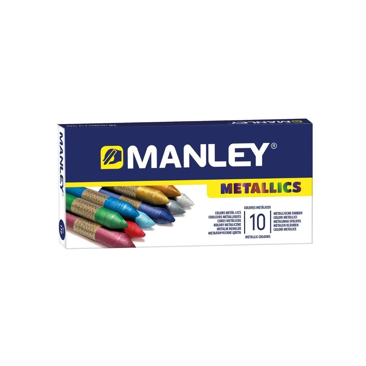 Ceras de cores Manley Multicolor (10 Unidades)