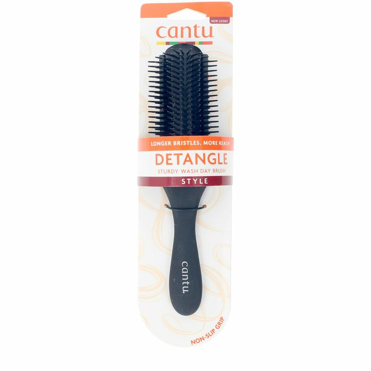 Escova Desembaraçante Cantu STURDY DETANLING Preto (1 Unidade)