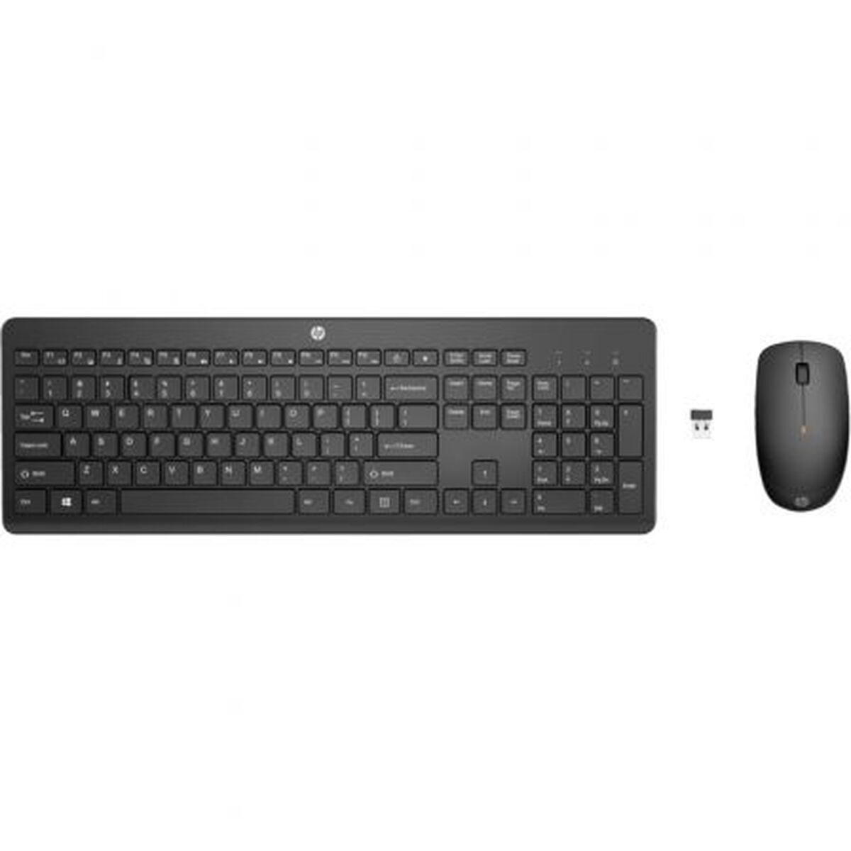 Teclado e Rato HP 235 Preto QWERTY