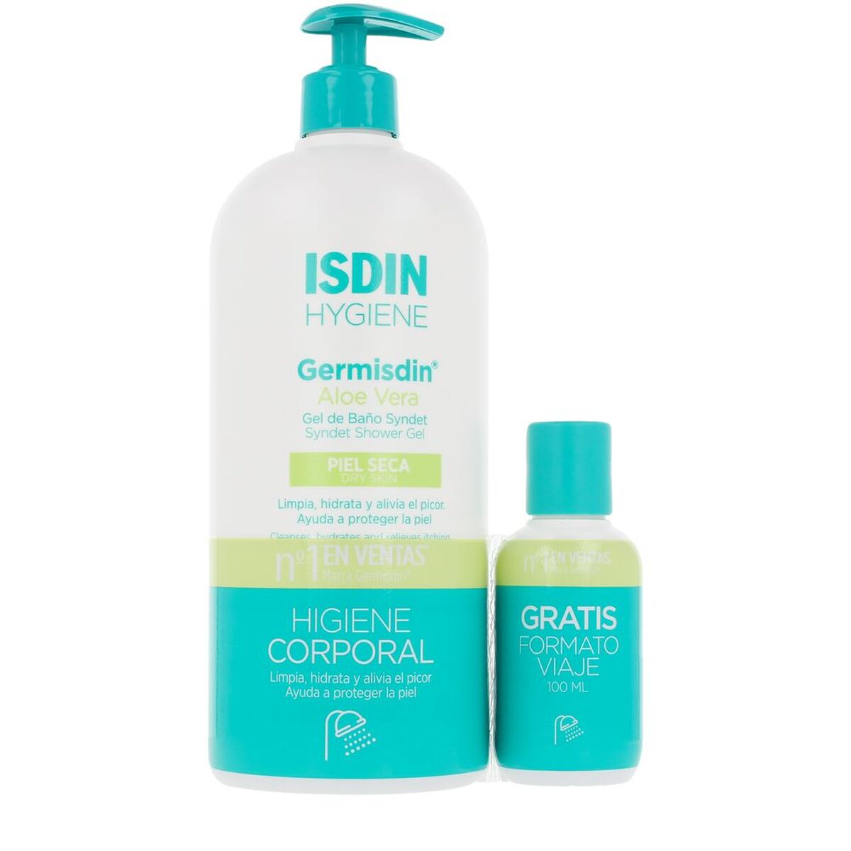 Conjunto de Banho Isdin Germisdin Aloe Vera 2 Peças