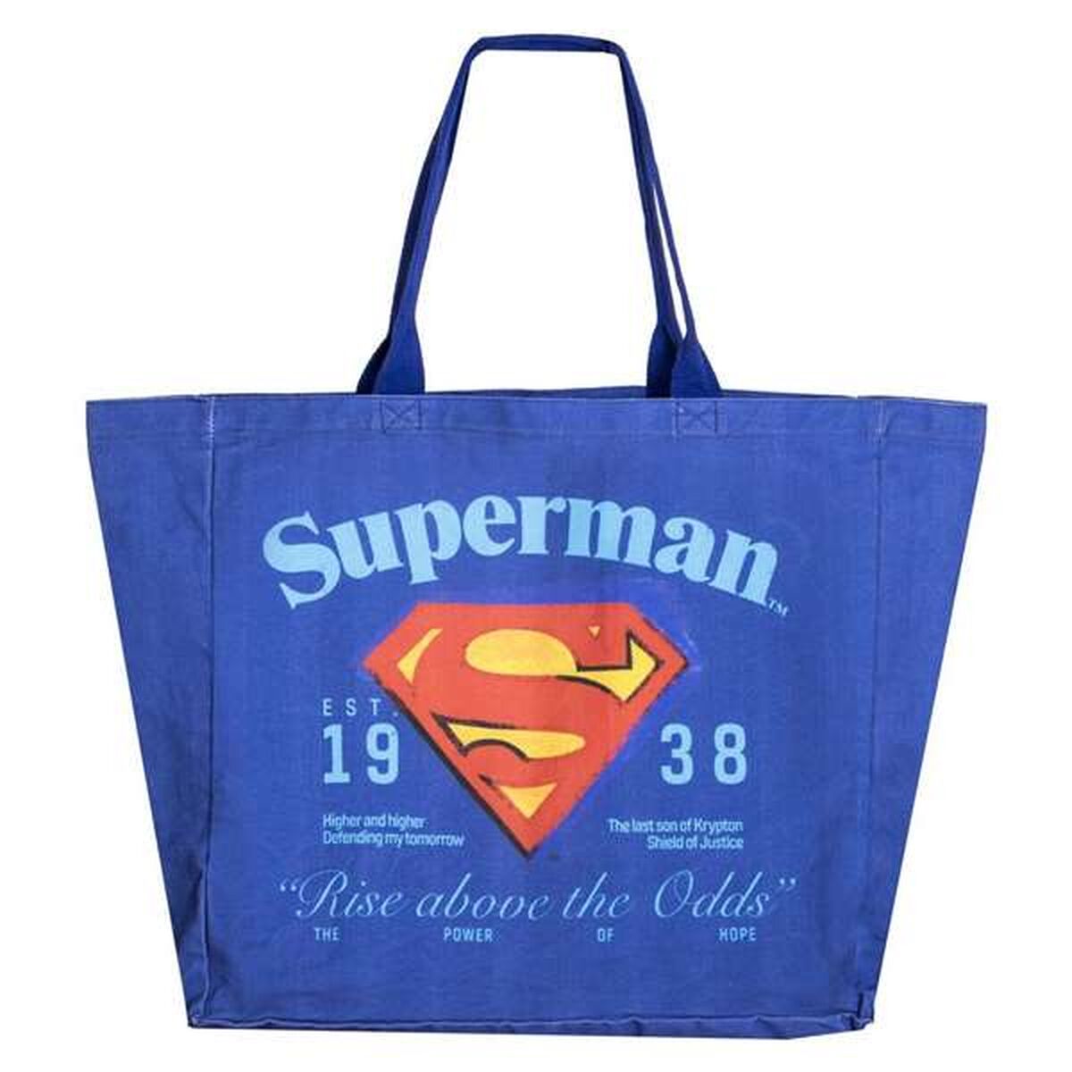 Mala de Compras Superman Azul escuro 48 x 43 x 17 cm