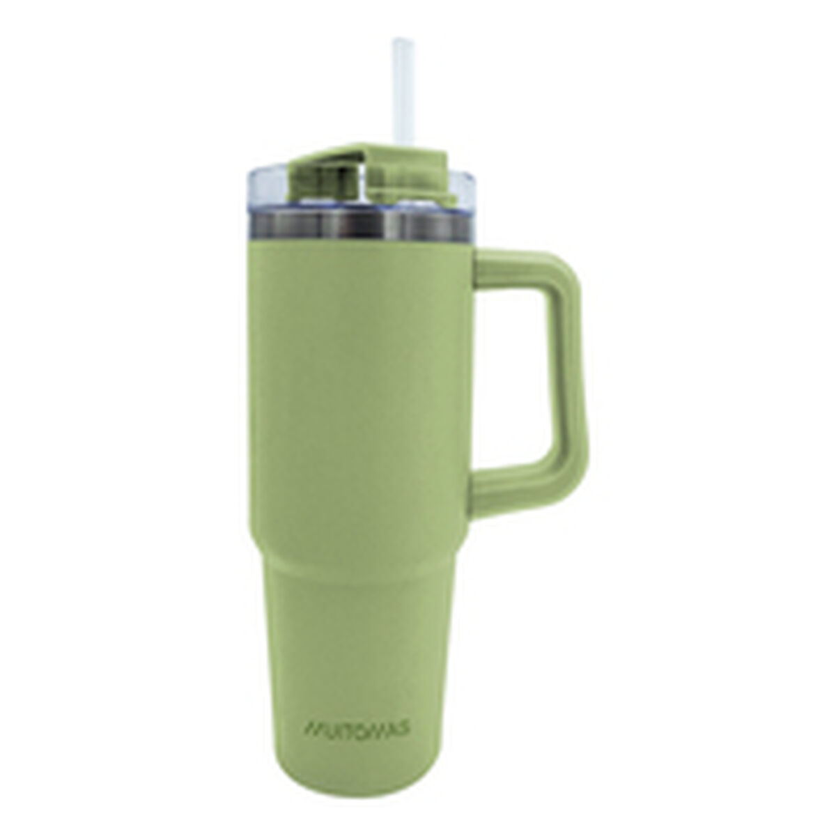 Garrafa de água Muitomas TRAVELMUG900GN Verde Aço inoxidável