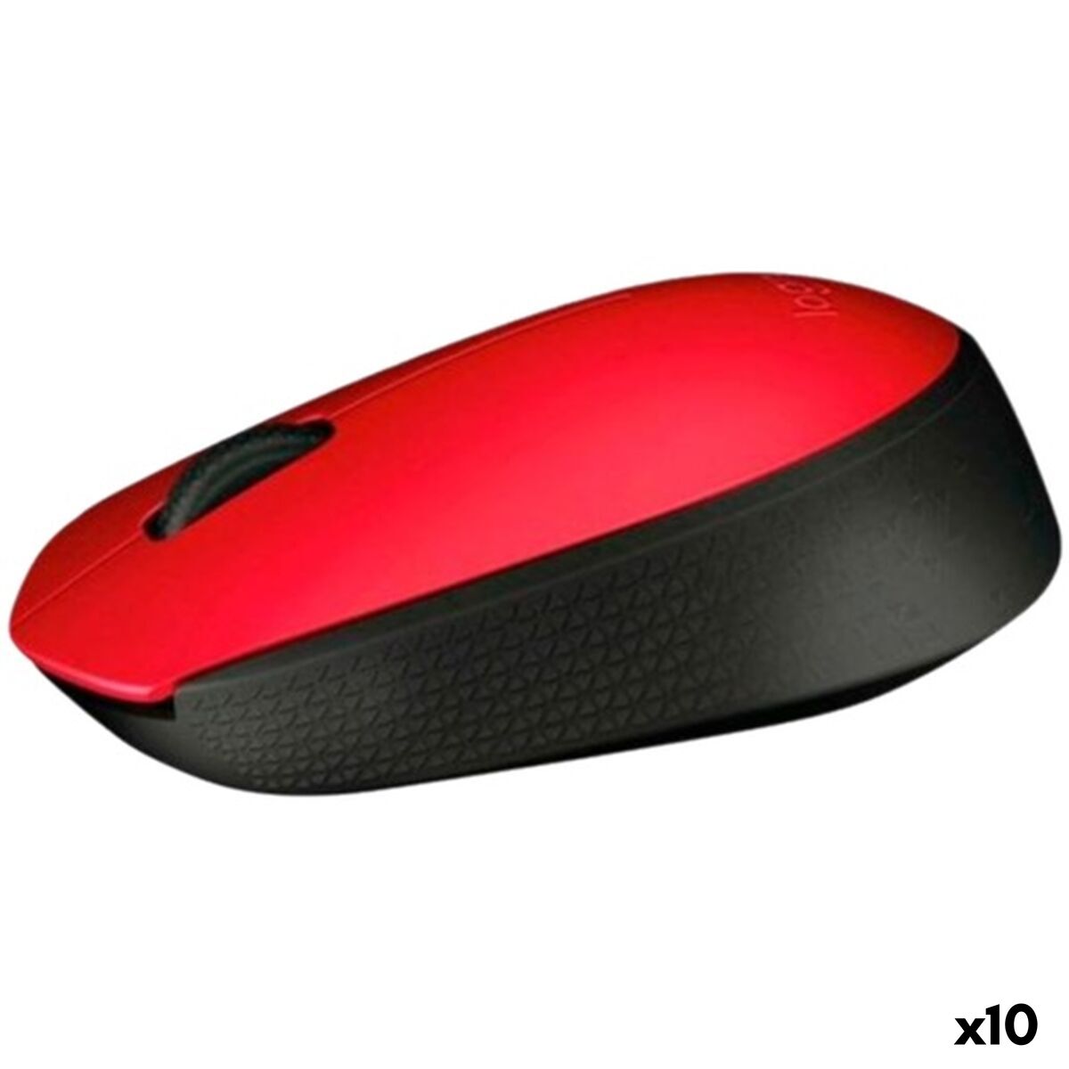 Rato sem Fios Logitech Vermelho 1000 dpi (10 Unidades)