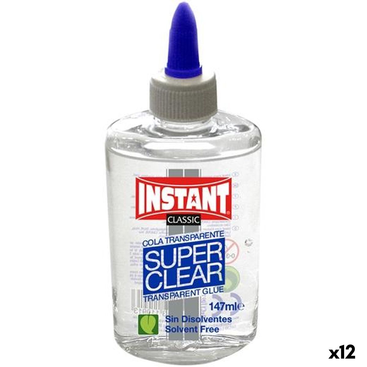 Cola Instantânea INSTANT SUPERCLEAR 147 ml (12 Unidades)
