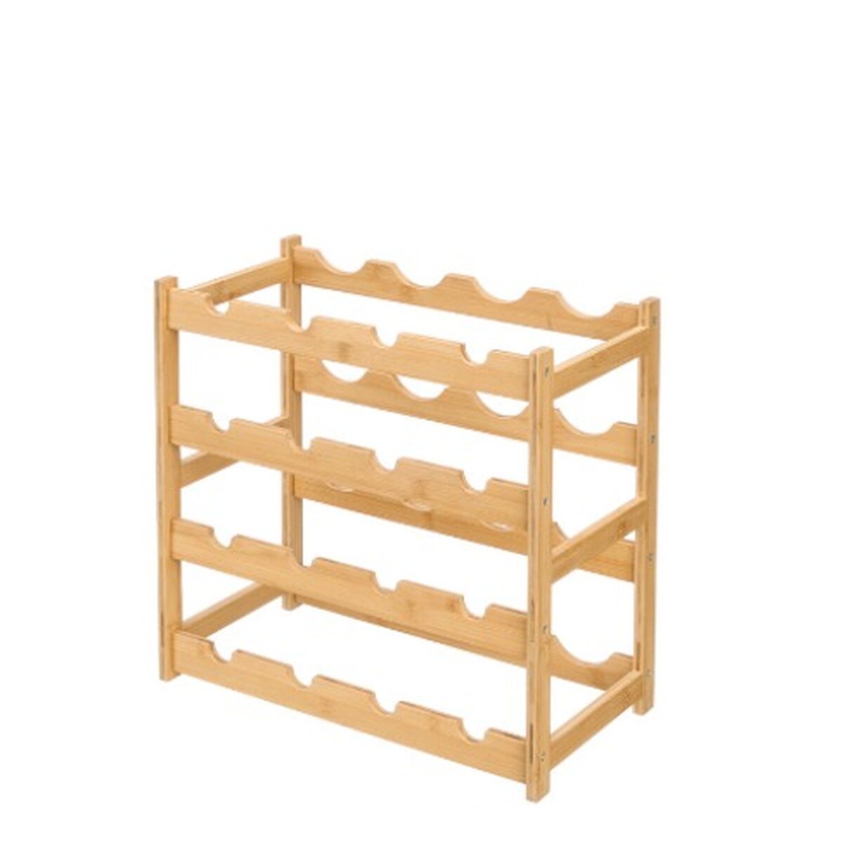 Suporte para garrafas Kinvara Natural 45 x 23,5 x 42,5 cm