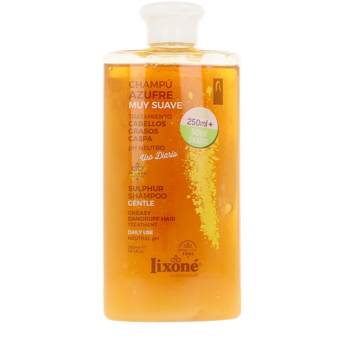 Champô Antioleosidade Lixoné AZUFRE 300 ml Anticaspa