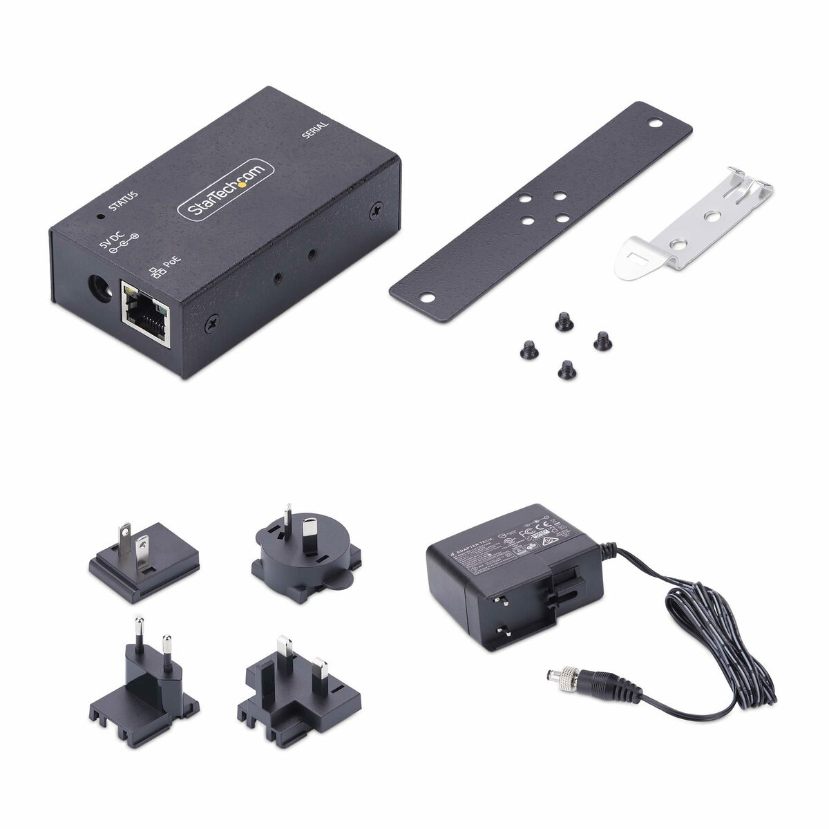 Cabo USB Startech I13P-SERIAL-ETHERNET Preto