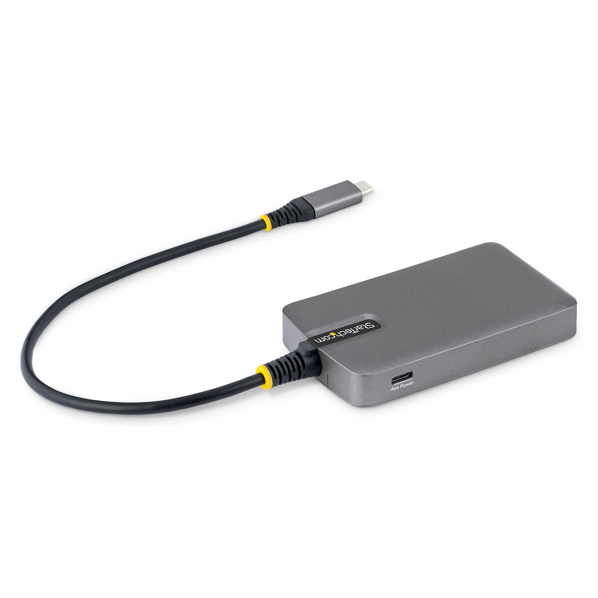 Hub USB Startech 5G4AC-USB-C-HUB Cinzento