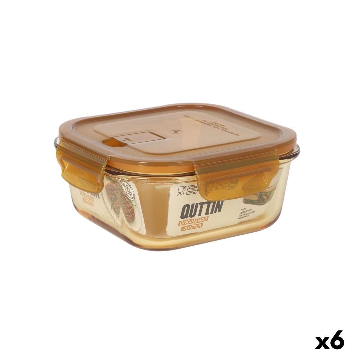 Lancheira Quttin Ambare 750 ml (6 Unidades)