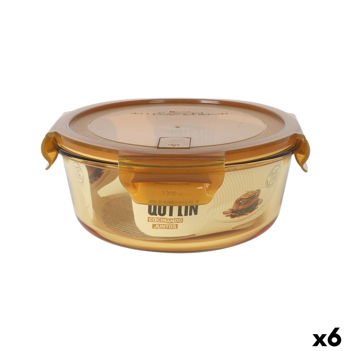 Lancheira Quttin Ambare 1,3 L (6 Unidades)