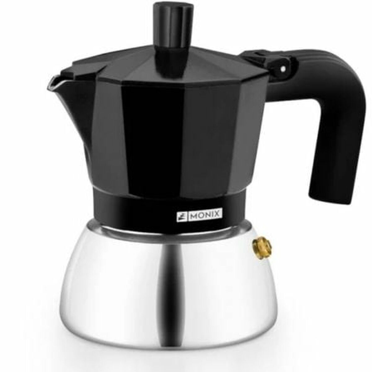 Cafeteira Italiana BRA INOX BLACK 9T Preto 470 ml