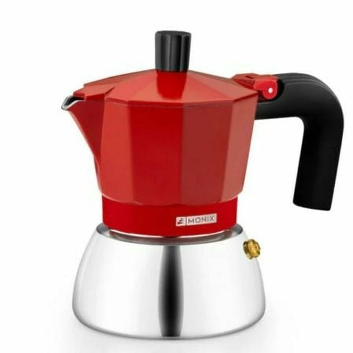 Cafeteira Italiana BRA INOX RED 3T Vermelho