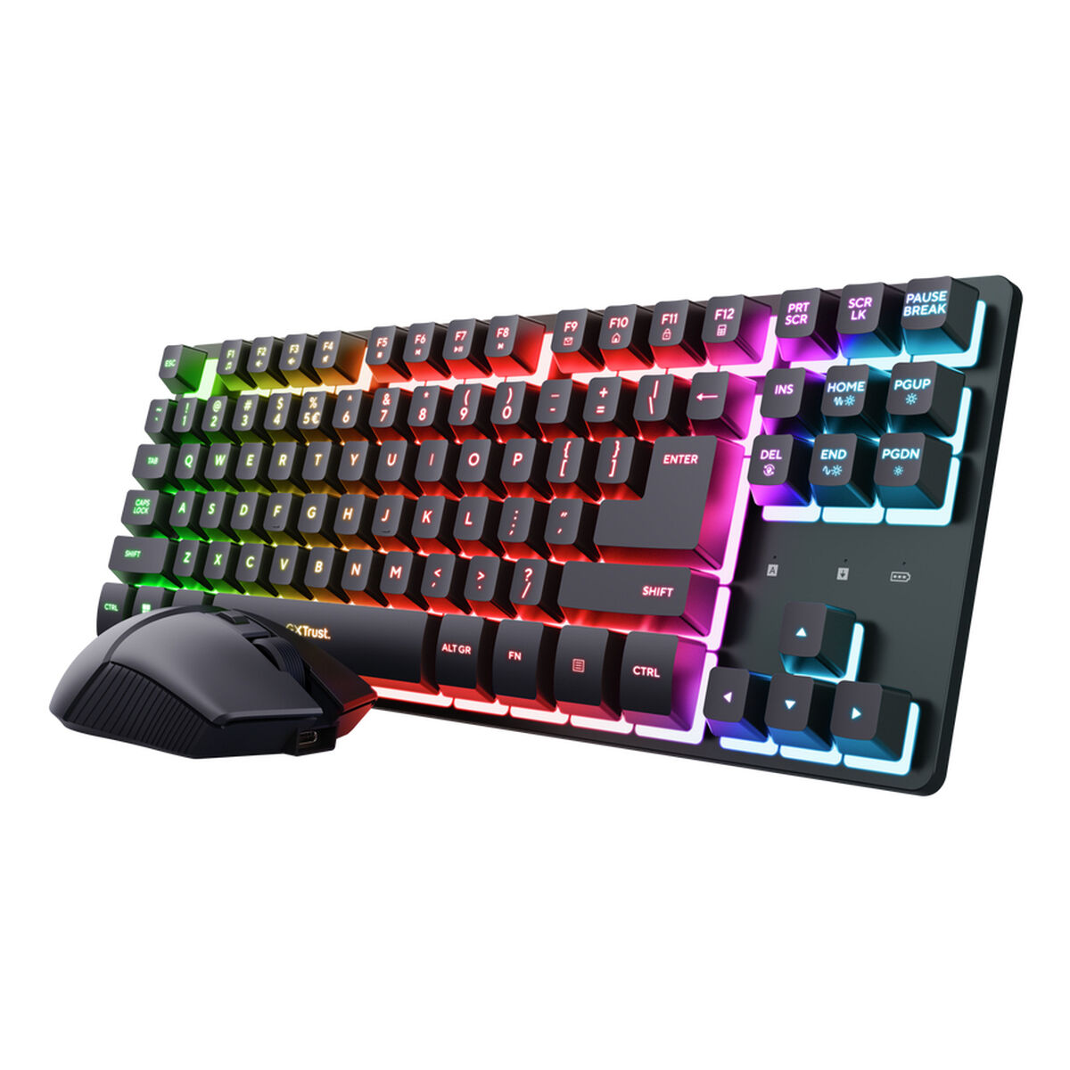 Teclado e Rato Trust 25984 GXT832 Preto Qwerty espanhol