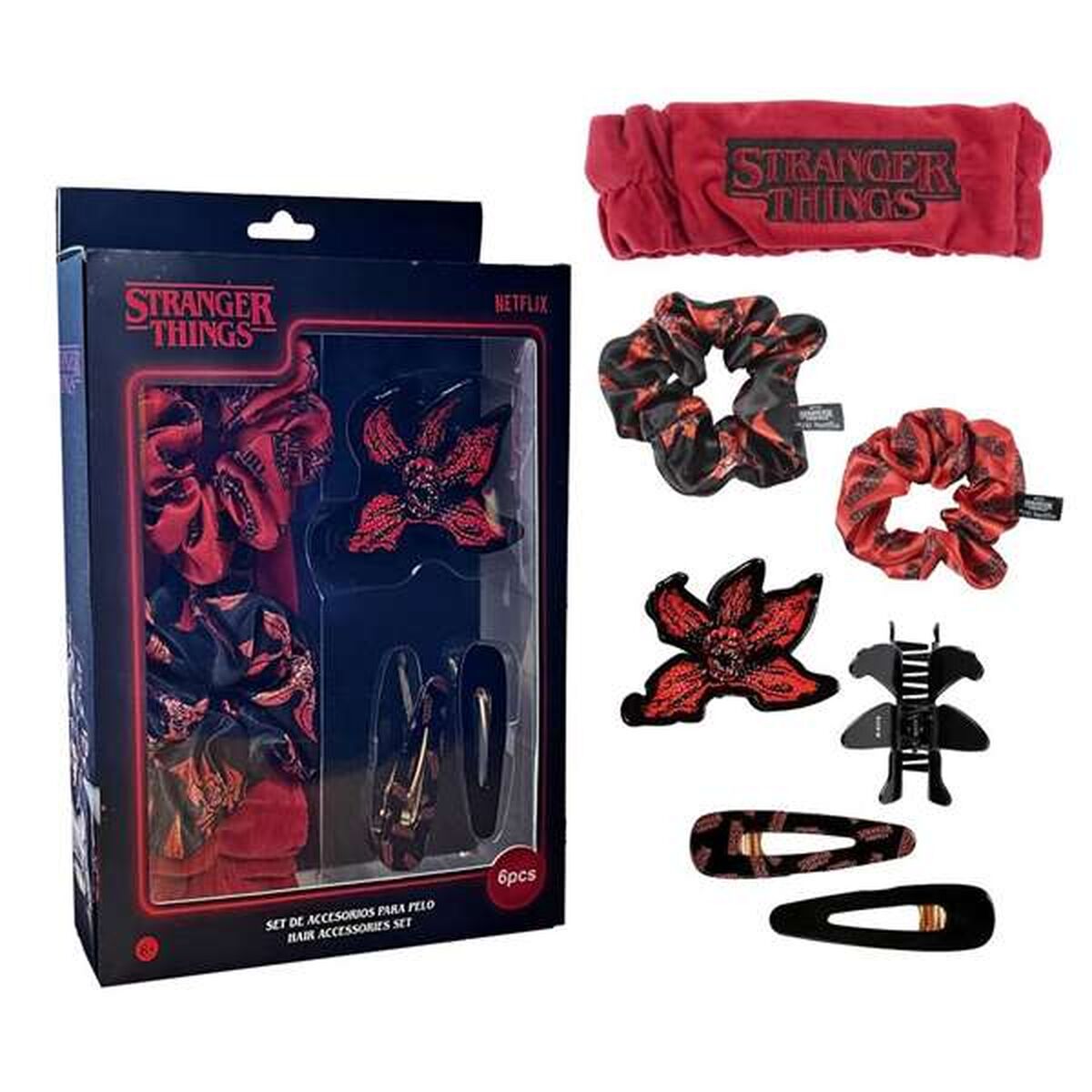 Conjunto de Beleza Stranger Things Vermelho