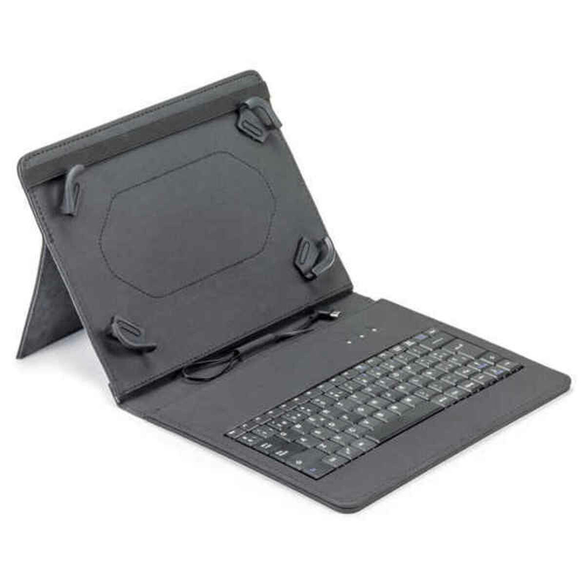 Teclado Bluetooth com Suporte para Táblete Maillon Technologique MTKEYUSBPR3 Qwerty espanhol