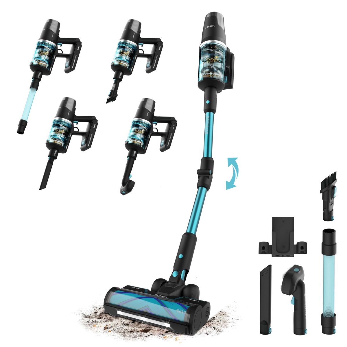Aspirador Escova Cecotec RX50 Pet Flex 750 W