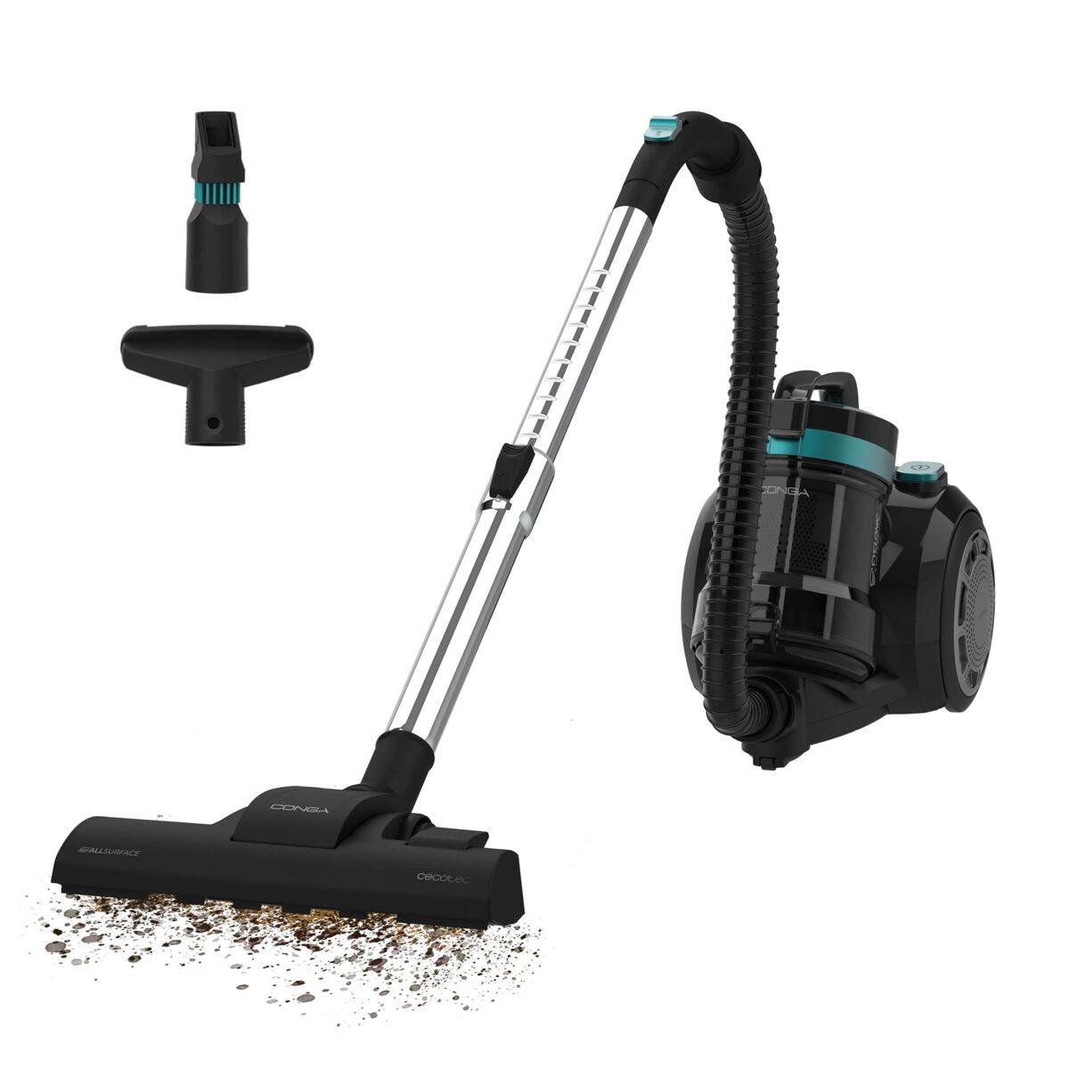 Aspirador Cecotec Conga Rocksta Cyclonic Plus 800 W Cinzento