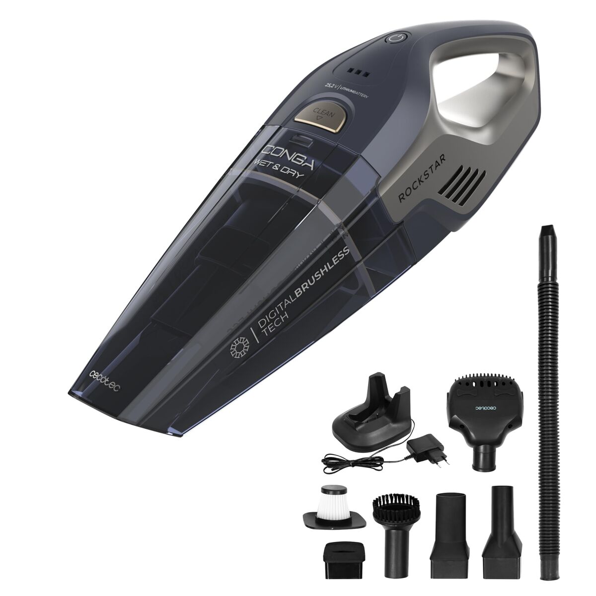 Aspirador de Mão Cecotec Conga Rockstar Animal Hand 200 W