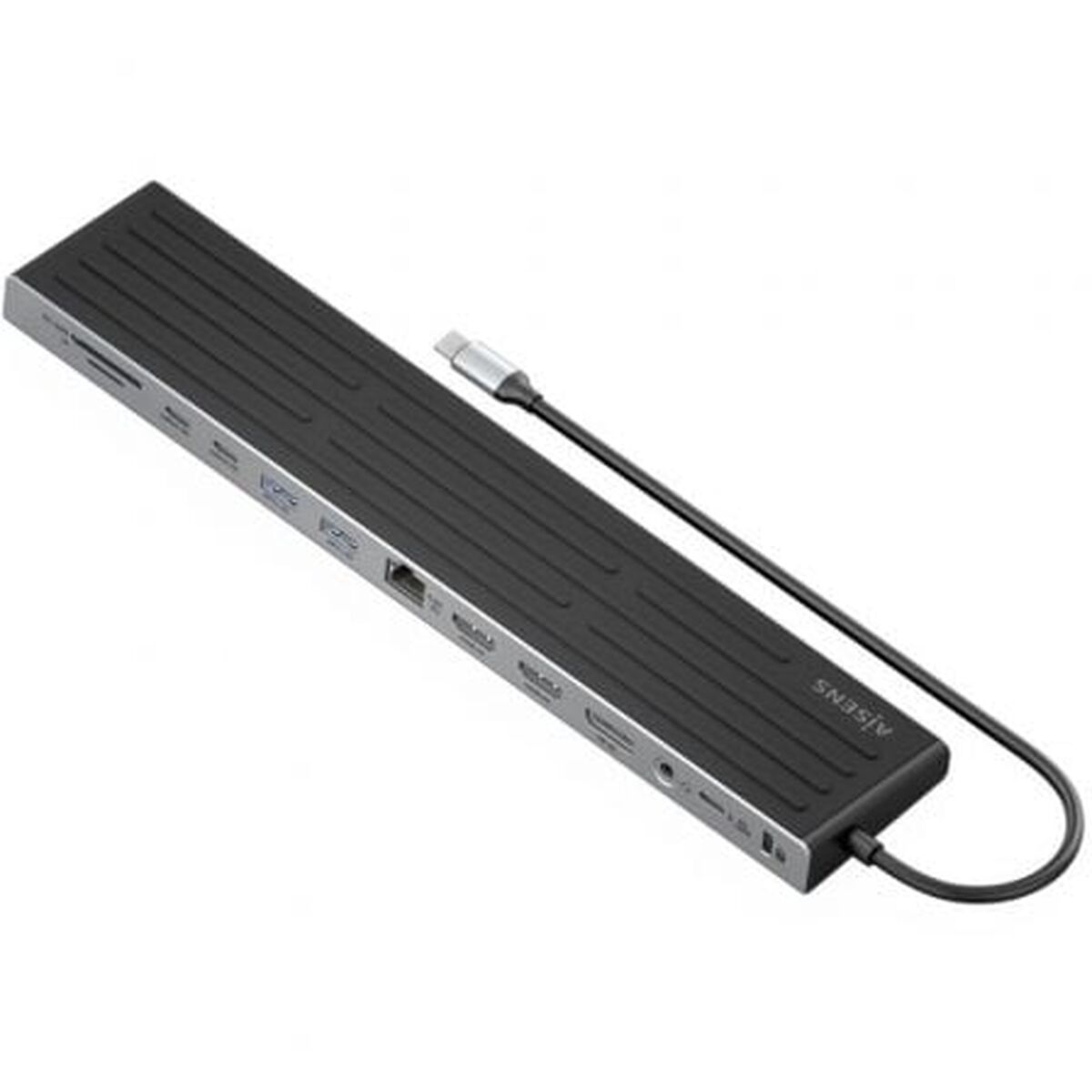 Hub USB Aisens ASUC-13P042-GR Cinzento 100 W