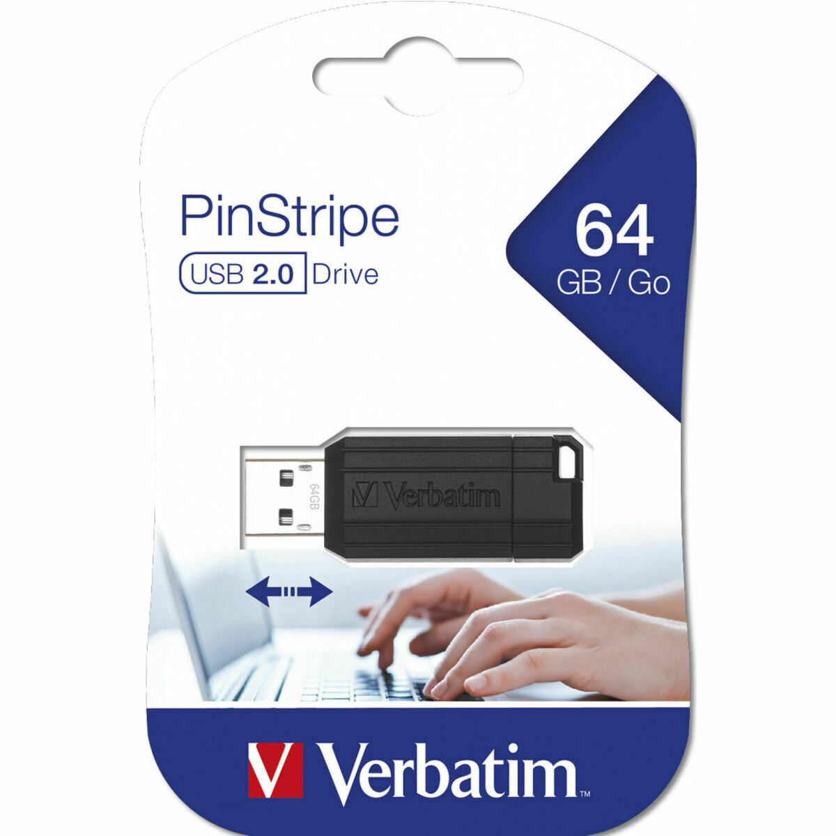 Memória USB Verbatim 49065 Preto 64