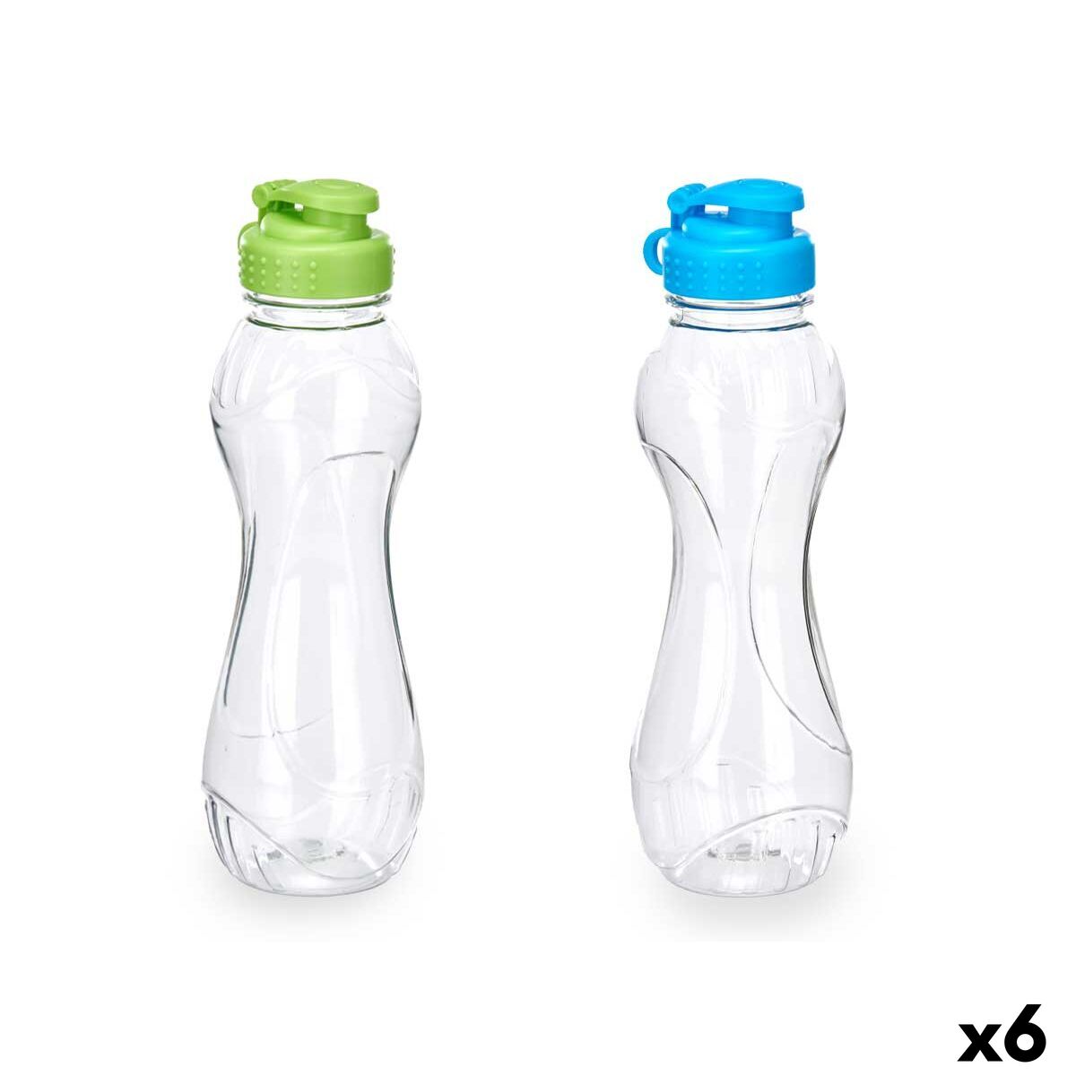 Cantil Leknes Azul Verde Polipropileno Tereftalato de polietileno (PET) 600 ml (6 Unidades)