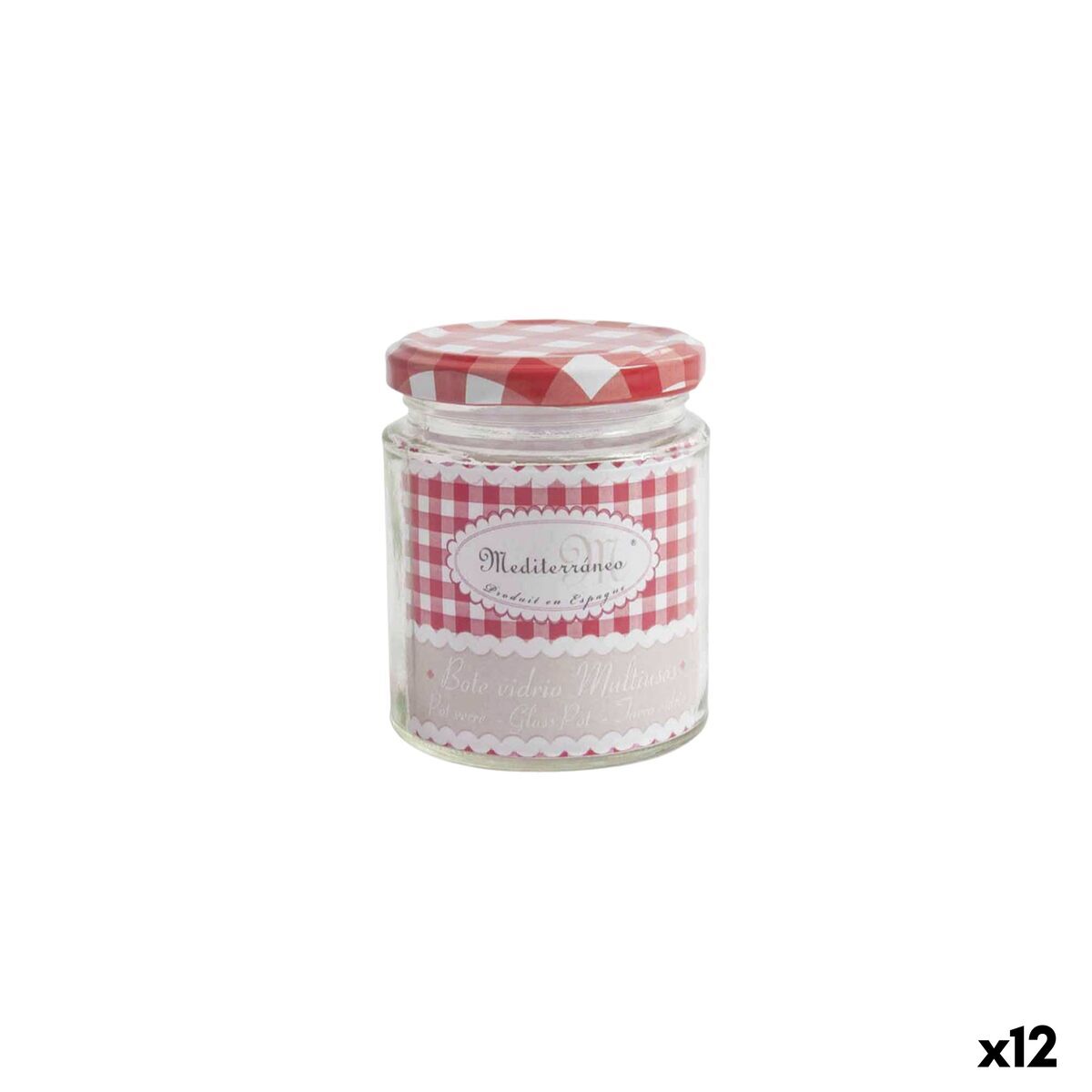 Bote La Mediterránea B370 especial Transparente 370 ml (12 Unidades)
