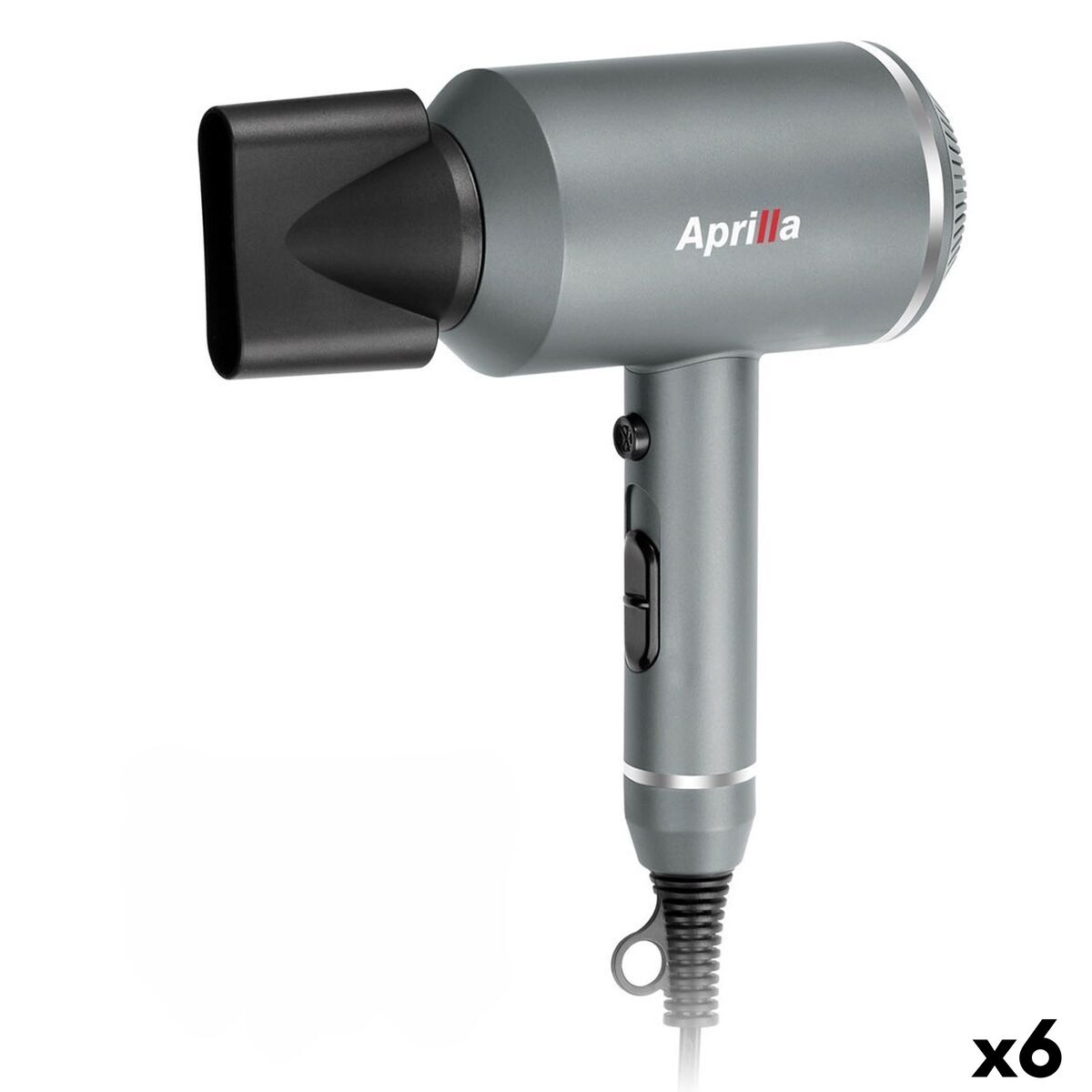 Secador de Cabelo Aprilla Aprilla Cinzento 1600 W (6 Unidades)