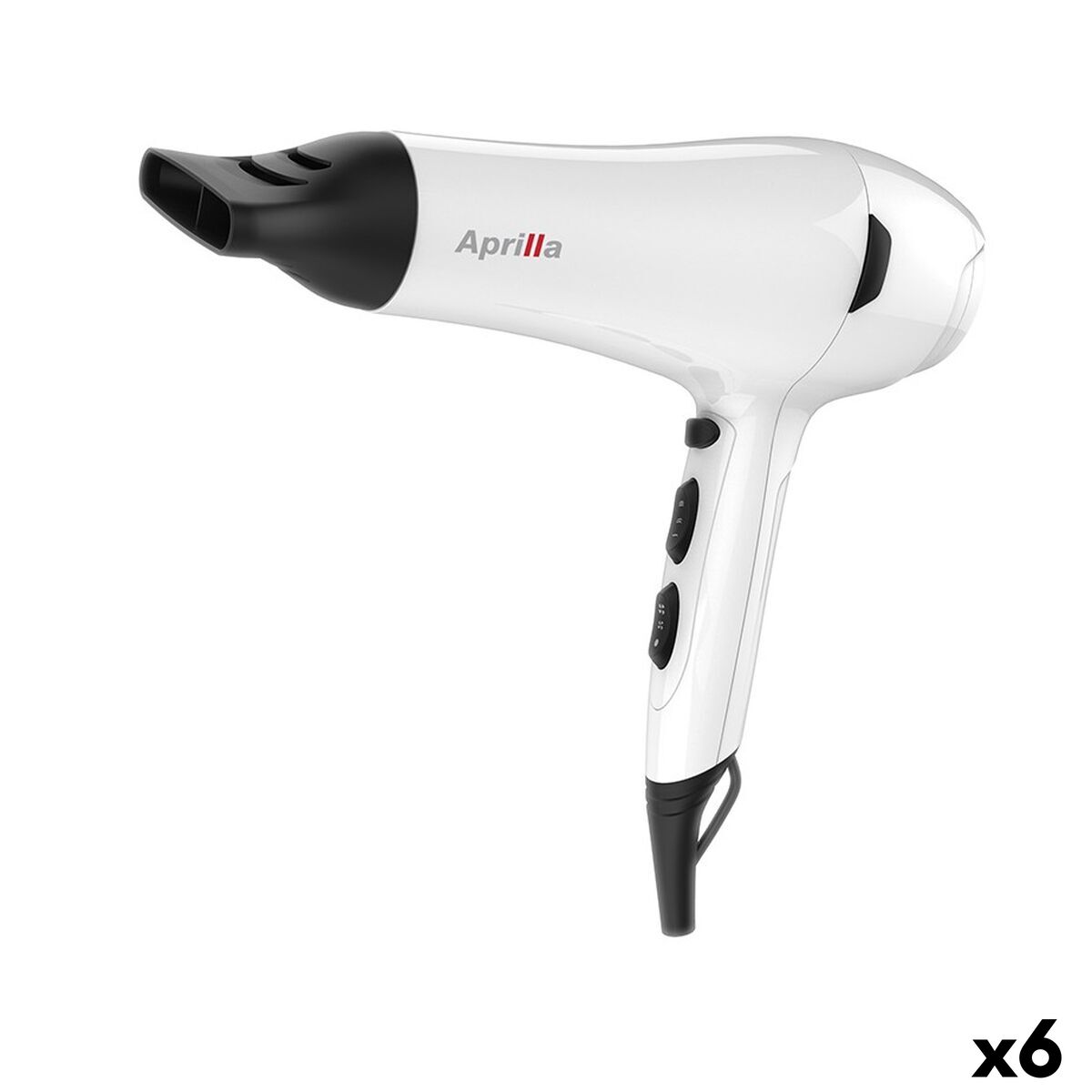 Secador de Cabelo Aprilla Aprilla Branco 2000 W (6 Unidades)