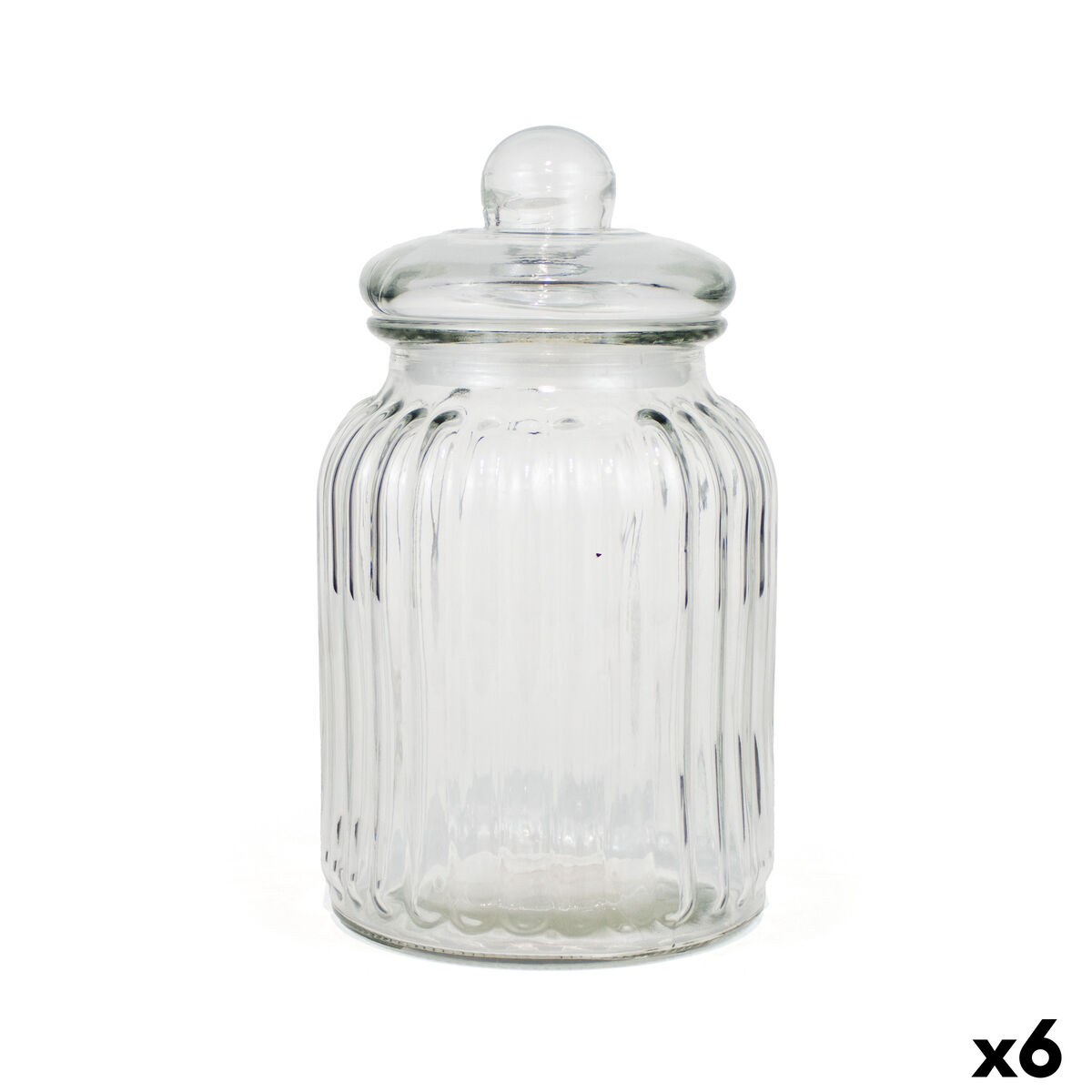 Frasco La Mediterránea CUISINE Transparente 2,5 L (6 Unidades)