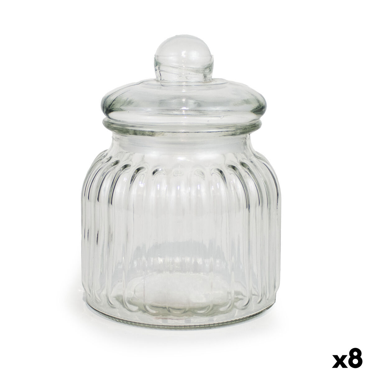 Frasco La Mediterránea CUISINE Transparente 1,5 L (8 Unidades)