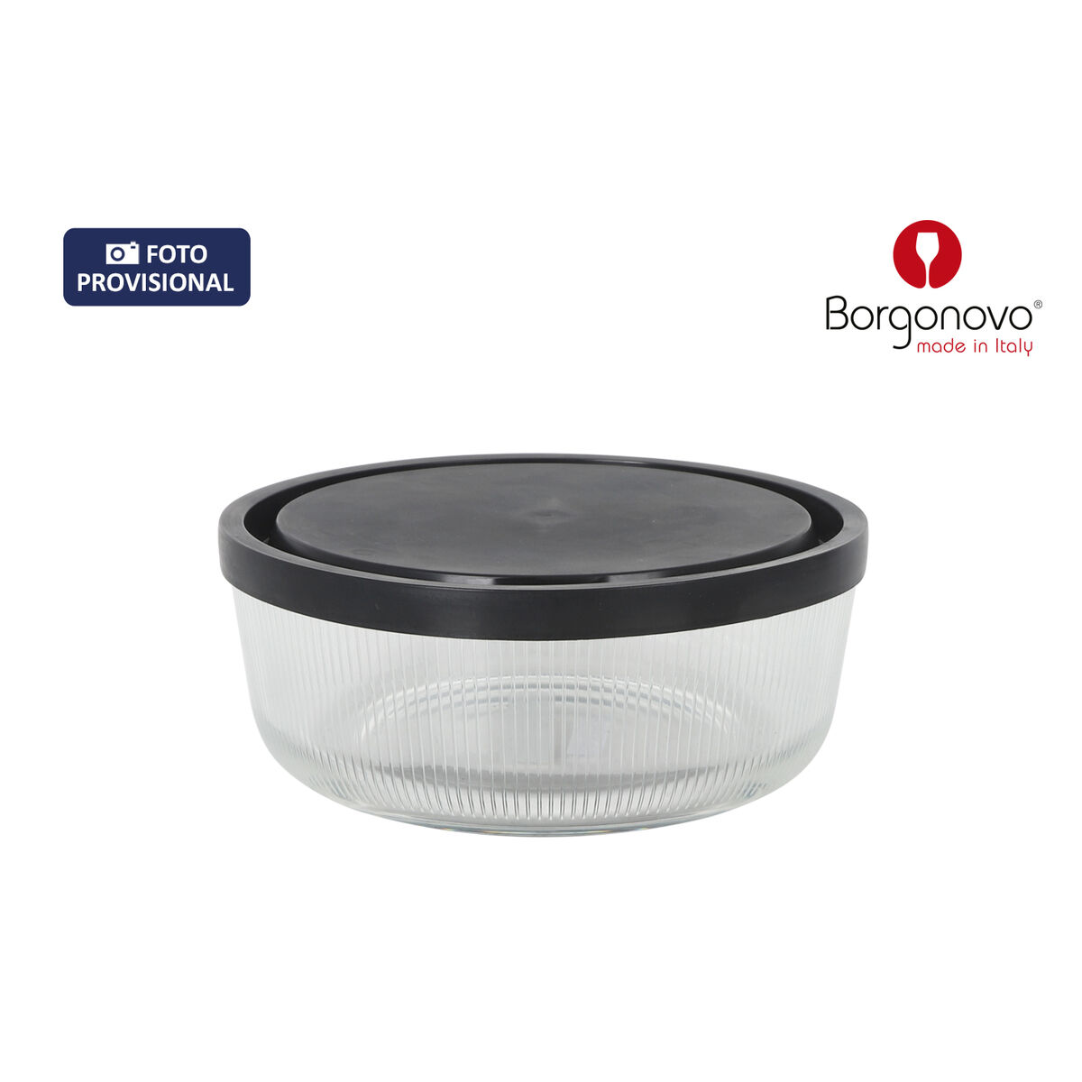 Lancheira Borgonovo Igloo lines Azul Transparente Vidro 800 ml (12 Unidades)
